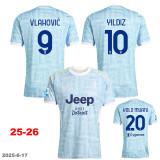 2025-26 JUV Away Player Version Soccer Jersey