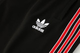 2025-26 Man Utd Black Red Jacket Tracksuit #05