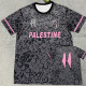 2025-26 Palestina FC Grey Black Training shirts (英文广告)