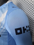 2025-26 Man City Home Long Sleeve Player Version Soccer Jersey (长袖球员)