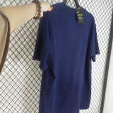 2025 PSG Royal blue CHAMPIONS High Quality Casual T-Shirt 宝蓝大杯白字