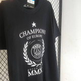 2025 PSG Black CHAMPIONS High Quality Casual T-Shirt (MMXXV)