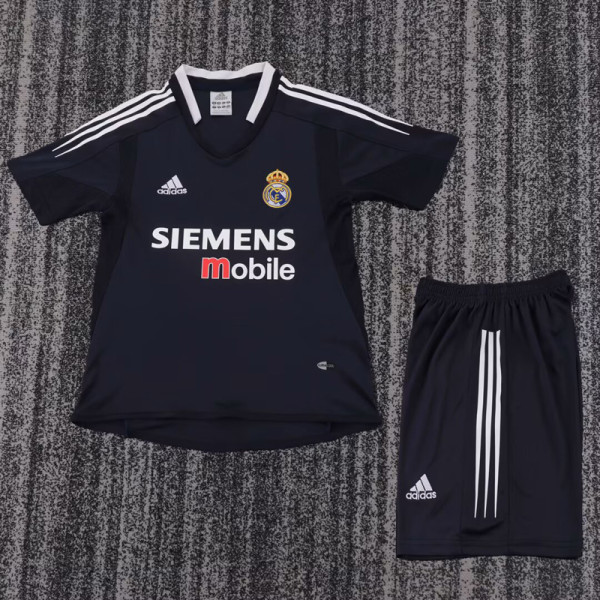 2004-2005 RMA Away Kids Retro Soccer Jersey