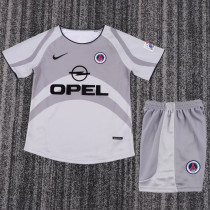 2001-2002 PSG Away Kids Retro Soccer Jersey