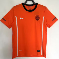 2010 Netherlands Home Retro Soccer Jersey