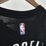 2022-23 NETS RUSSELL #1 Black Top Quality Hot Pressing NBA Jersey (Trapeze Edition) 飞人版