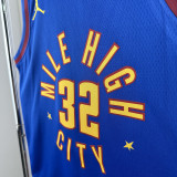 2022-23 Nuggets GORDON #32 Blue Top Quality Hot Pressing NBA Jersey (Trapeze Edition) 飞人版
