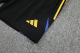 2025-26 Man Utd Black Tank top and shorts suit