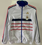 1998 France Blue & White Retro Double Sided Windbreaker (双面风衣)