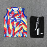 2025-26 ARS Red blue Tank top and shorts suit