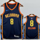 2024-25 OKC Thunder WILLIAMS #8 Black City Edition Top Quality Hot Pressing NBA Jersey