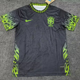 2025-26 Brazil Black Green Special Edition Training shirts