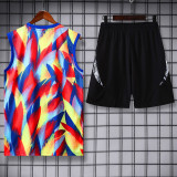 2025-26 ARS Red blue Tank top and shorts suit