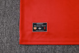 2025-26 Man Utd Red Half Pull Tracksuit #B2511(半拉链)