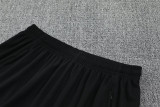 2025-26 Man Utd Black Tank top and shorts suit