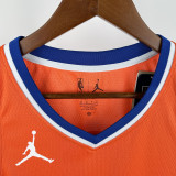 OKC Thunder WILLIAMS #8 Orange Top Quality Hot Pressing NBA Jersey (Trapeze Edition) 飞人版