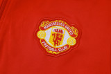 2025-26 Man Utd Red Half Pull Tracksuit #B2511(半拉链)