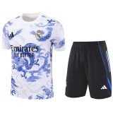 2025-26 RMA White Training Short Suit