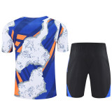 2025-26 RMA White blue Training Short Suit