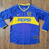 2003-2004 Boca juniors Home Long Sleeve Retro Soccer Jersey (长袖)