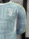 2025-26 JUV Away Long Sleeve Player Version Soccer Jersey (长袖球员)
