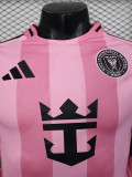 2025-26 Inter Miami Home Long Sleeve Player Version Soccer Jersey (长袖球员)
