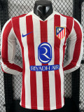 2025-26 ATM Home Long Sleeve Player Version Soccer Jersey (长袖球员)