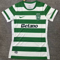2025-26 Sporting Lisbon Home Women Soccer Jersey (女)