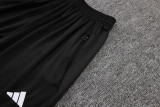 2025-26 Man Utd Grey purple Short shirts and Long trousers Suit #C2537