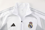 2025-26 RMA White Jacket Tracksuit #07