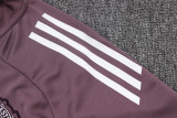 2025-26 Man Utd Grey purple Jacket Tracksuit #A2550