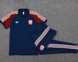 2025-26 ARS Royal blue Short shirts and Long trousers Suit #C2543