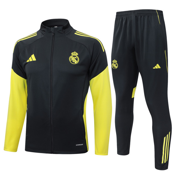 2025-26 RMA Dark gray Jacket Tracksuit #A2547