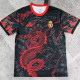 2025-26 RMA Black Special Edition Fans Training Shirts (红龙)
