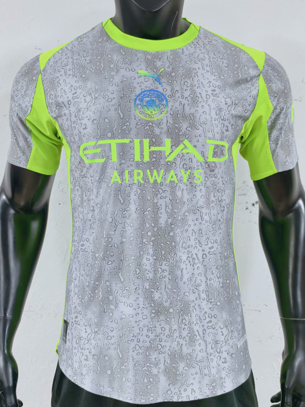 2025-26 Man City Third Player Version Soccer Jersey