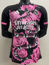 2025-26 RMA Black Special Edition Player Version Training Shirts (粉蛇)