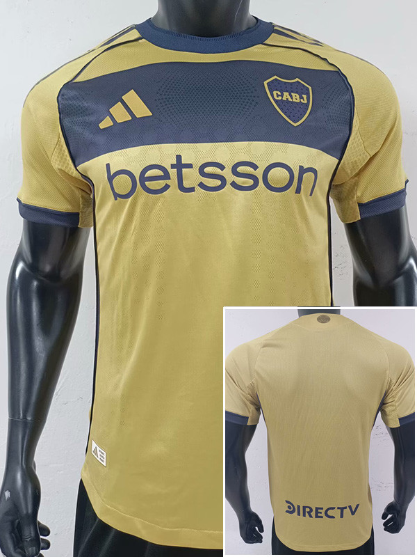 2025-26 Boca Juniors Away Player Version Soccer Jersey