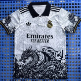 2025-26 RMA White Polo Short Sleeve (三叶龙)有领