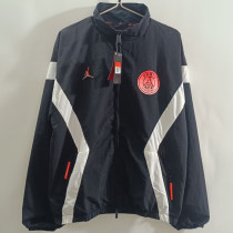 2025-26 PSG Jordan Black Windbreaker