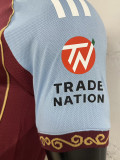 2025-26 Aston Villa Home Player Version Soccer Jersey