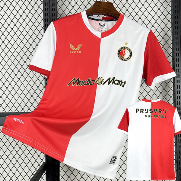 2025-26 Feyenoord Home Fans Soccer Jersey