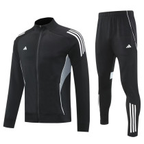 2025 AD Black Jacket Tracksuit #2319