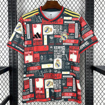 2025-26 RMA Red Green Special Edition Fans Training Shirts