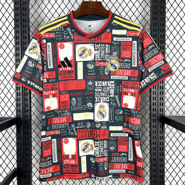 2025-26 RMA Red Green Special Edition Fans Training Shirts