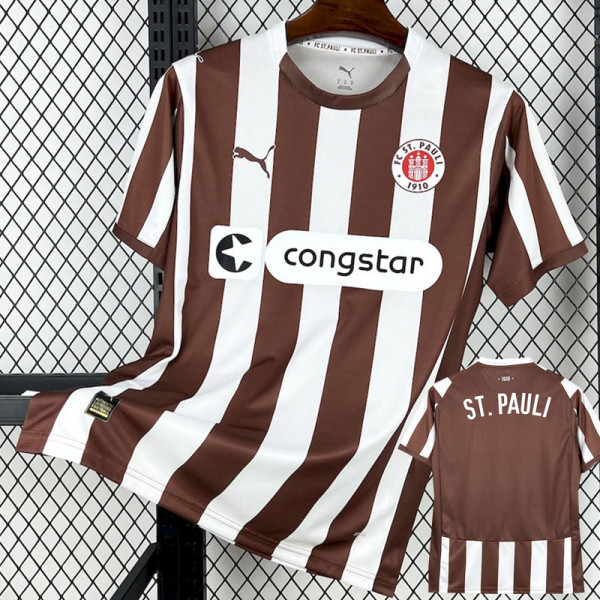 2025-26 ST PAULI Home Fans Soccer Jersey