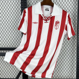 2005-2006 Granada 75th Anniversary Retro Soccer Jersey (带章)