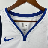 2022-23 Dallas Mavericks FLAGG #32 White Top Quality Hot Pressing NBA Jersey(V领)