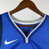 2022-23 Dallas Mavericks FLAGG #32 Blue Top Quality Hot Pressing NBA Jersey