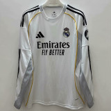 2025-26 RMA Home Long Sleeve Soccer Jersey (长袖)