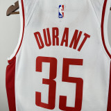 2022-23 ROCKETS DURANT #35 White Top Quality Hot Pressing NBA Jersey